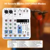 4-kanałowy mikser dźwięku z cyfrowym pogłosem DSP, modułem Podgląd zdjęcia produktu 3