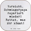 Mr. & Mrs. Panda Holzuntersetzer Spruch Schwiegerpapa Produktbild-Vorschau 1