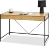 A desk with a lamp and a book on it. Náhled obrázku produktu