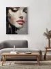 Obraz Canvas Nowoczesny PORTRET Kobieta Usta Abstrakcja Podgląd zdjęcia produktu 4