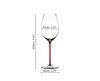 RIEDEL Fatto A Mano Champagner Weinglas - Rot Produktbild-Vorschau 3