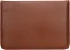 A flat lay of a brown laptop sleeve. Produktbild-Vorschau