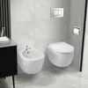 Balneo Hänge Bidet AROX Spülrandlos Wandmontage Keramik Produktbild-Vorschau 2