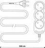 LUMILED Steckdosenleiste 3-Fach Steckdose Typ E, 5m Kabel Produktbild-Vorschau 6