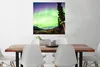 MuchoWow® Poster Nordlichter - Baum - Berg - Natur 75x75 cm Produktbild-Vorschau 2