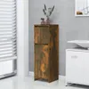 vidaXL Kúpeľňová skrinka Smoked Oak 30x30x95 cm Materiál Náhľad obrázku produktu 2