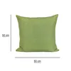 Kissenbezug Canada 50x50 cm kiwi grün elegant meliert Deko Produktbild-Vorschau 2