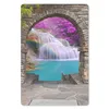 MuchoWow® Mauspad Mousepad Blumen - Regenbogen - Wasserfall Produktbild-Vorschau 1