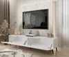 lukmebel TV-Schrank Colette III, Weiß Hochglanz & Schwarz, Produktbild-Vorschau 2