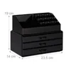 Organizzatore per il trucco con 3 cassetti RD23137 nero Anteprima dell’immagine prodotto 4