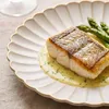 8er-Set Premium Porzellan Speiseteller Ø20 cm – Elegantes Wellendesign mit edlem Goldrand Produktbild-Vorschau
