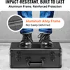A person's feet are standing on a black storage case. Anteprima dell’immagine prodotto