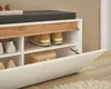 Garderoben Schuhbank mit Paneel in weiß mit Eiche CRISP-61, Produktbild-Vorschau 7