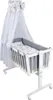 Baby-Delux Wiegenset Bettwäsche Set 6-tlg Waffelpique für Produktbild-Vorschau 2