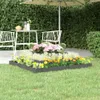 vidaXL Kvetináč sivý 110x110x27 cm Masívne borovicové drevo Náhľad obrázku produktu 2