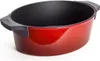 WOLL Bräter Iron 34x26cm 7,5l Chili Red, 7,5 l, Rot, Produktbild-Vorschau 13