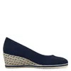 Tamaris Damen Pumps Leder Keilabsatz Bastoptik 1-22303-42, Produktbild-Vorschau 5