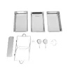 Chauffe-plats 9L Chafing Dish Récipient chauffant en acier Voir les images du produit 2