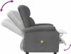 vidaXL Massagesessel Dunkelgrau Stoff Produktbild-Vorschau 6