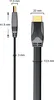 CSL Câble HDMI 1.4a, Câble plat Full HD 1920 x 1080p 60Hz, Voir les images du produit 3
