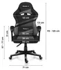 Sedia da gaming - Huzaro Force 4.4 Grey Mesh Anteprima dell’immagine prodotto 9