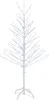 A white LED light tree with many branches and small lights, standing on a white base. Produktbild-Vorschau