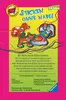 A marketing image for a Ravensburger "Sticken ohne Nadel" (Stitching without a needle) craft kit, featuring illustrations of animals and descriptive text. Produktbild-Vorschau