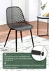 Klihome Esszimmerstühle 4er Set, mit Rückenlehne Produktbild-Vorschau 9