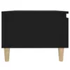vidaXL Table d'appoint noire 50x46x35 cm Bois composite Voir les images du produit 9
