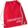 Huuraa Turnbeutel Schwiegermutter mit Herz 12 Liter Classic Produktbild-Vorschau 1