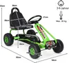 Kinder Gokart mit Handbremse & verstellbarem Sitz, Tretauto Produktbild-Vorschau 3