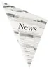 PAPSTAR sacchetto per tubazioni "Newsprint" 270 x 190 x 190 Anteprima dell’immagine prodotto 1