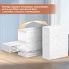Armadio ProximaX bianco - Armadio a 6 ante con 5 scomparti Anteprima dell’immagine prodotto 5