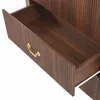 Merax hoge kast met zijtafel, voorzien van een boogvormige Productafbeelding-voorbeeld 10