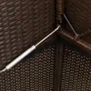 VidaXL 365762, Kremowy, Rotang, Stal, 110 kg, Dorośli i Podgląd zdjęcia produktu 9