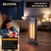 Radiateur infrarouge électrique Brandson Carbon, 900 W, Voir les images du produit 4