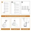 S'AFIELINA 1041x600 mm Radiateur électrique pour salle de Voir les images du produit 11