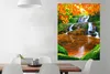 MuchoWow® Poster Natur - Wasserfall - Steine - Moos - Produktbild-Vorschau 2