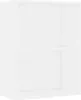 vidaXL Bücherregal 2 Fächer Weiß 60x30x76,5 cm Produktbild-Vorschau 1