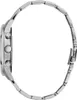 Side view of a silver Guess watch with a metal band. Podgląd zdjęcia produktu