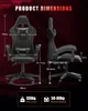 Gaming Stuhl mit LED - Gaming Chair Ergonomisch - Gamer Produktbild-Vorschau 3