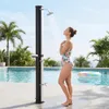 Doccia solare COSTWAY da 60 litri con copertura, doccia da Anteprima dell’immagine prodotto 2