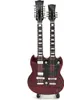 Led Zeppelin Mini Gitarre - Jimmy Page - Doppelhals Produktbild-Vorschau 3