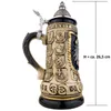 Zöller & Born® - Germany Made - Bierkrug mit Zinndeckel Produktbild-Vorschau 2