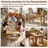 Ausziehbarer Esstisch 120-160x70x75cm Eicheoptik, Produktbild-Vorschau 7