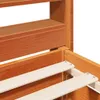 Massivholzbett ohne Matratze Wachsbraun 160x200 Kiefernholz Produktbild-Vorschau 9