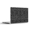 MuchoWow® Laptop Aufkleber Sticker Cover Schwarz - Weiß - Produktbild-Vorschau 1