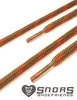 SNORS Sicherheitssenkel rund - SCHLAMM / ORANGE - 5mm - Produktbild-Vorschau 2