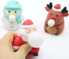 Squeeze Toy Père Noël Snowman Elan Squishes Jouets doux TPR Voir les images du produit 1