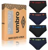 UMBRO Męskie Slipy Bawełniane 4 Sztuki Bielizny Męskiej Mix Podgląd zdjęcia produktu 10